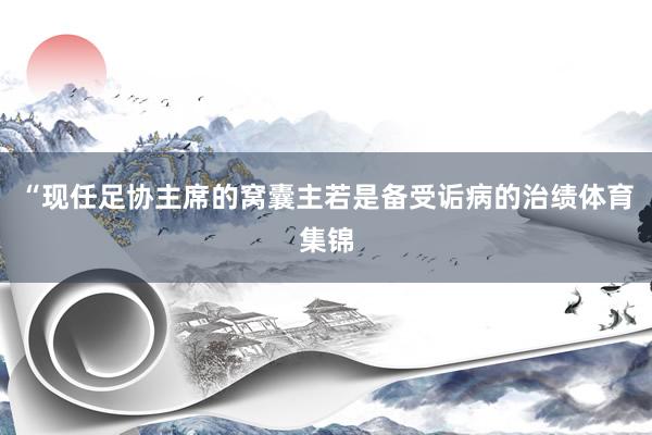 “现任足协主席的窝囊主若是备受诟病的治绩体育集锦