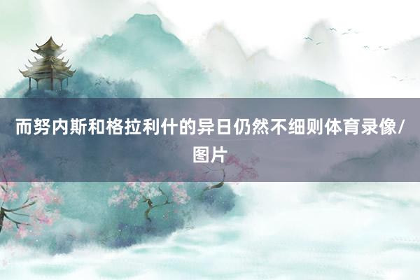 而努内斯和格拉利什的异日仍然不细则体育录像/图片