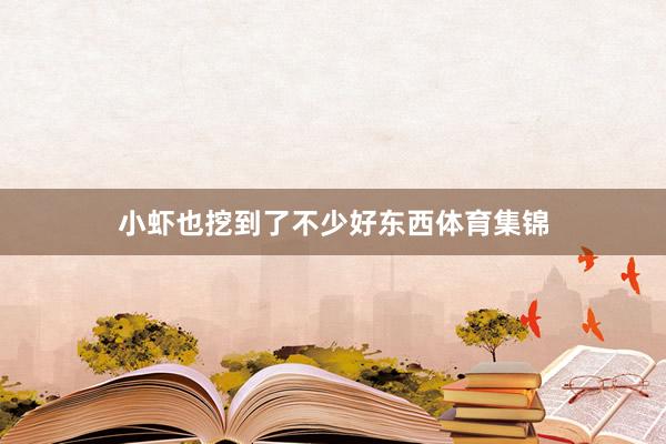 小虾也挖到了不少好东西体育集锦