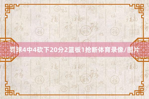 罚球4中4砍下20分2篮板1抢断体育录像/图片