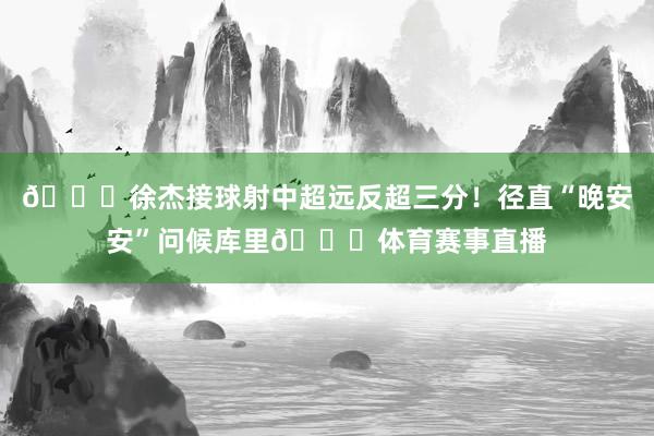 🌛徐杰接球射中超远反超三分！径直“晚安安”问候库里🌃体育赛事直播