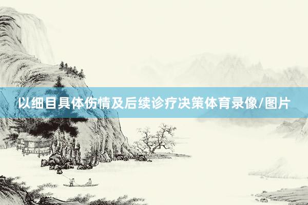 以细目具体伤情及后续诊疗决策体育录像/图片