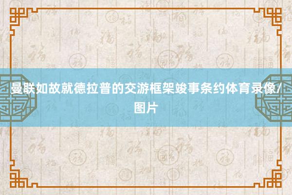 曼联如故就德拉普的交游框架竣事条约体育录像/图片