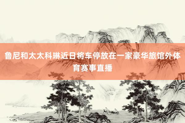 鲁尼和太太科琳近日将车停放在一家豪华旅馆外体育赛事直播